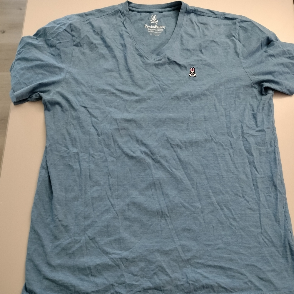 Psycho Bunny Size 7 Blue T-Shirt Men